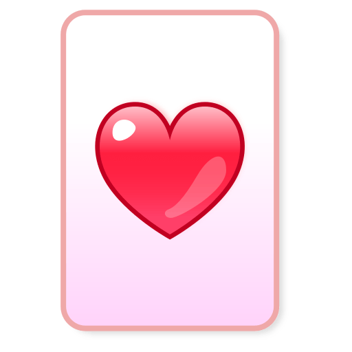 Black Heart Suit Emoji
