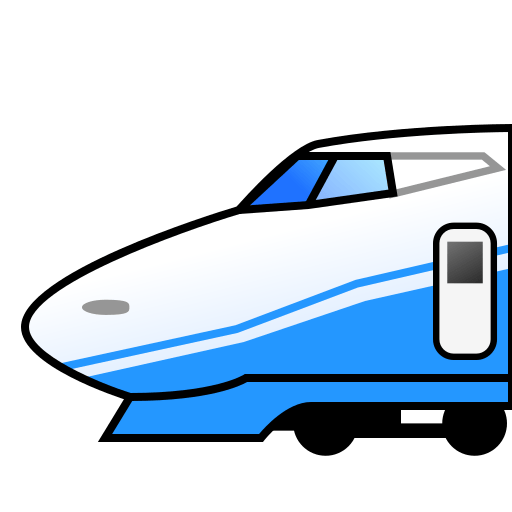 High-speed Train Emoji