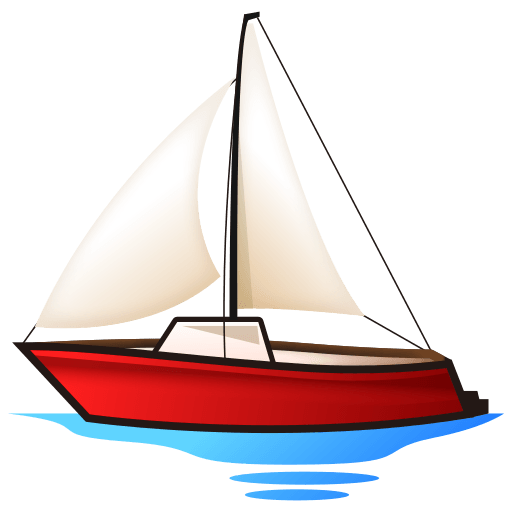 Sailboat | ID#: 12699 | Emoji.co.uk