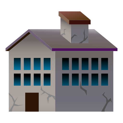 Derelict House Building Emoji