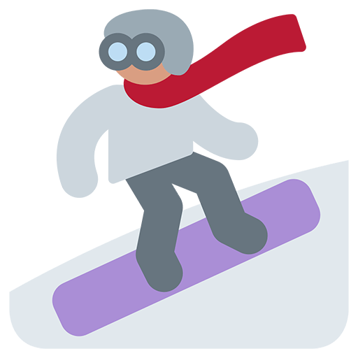 Snowboarder Emoji