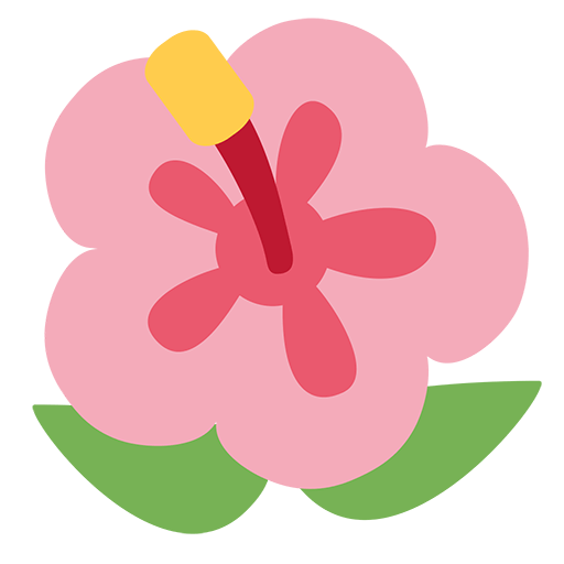 Hibiscus Emoji