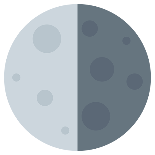Last Quarter Moon Symbol Emoji