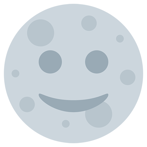 Full Moon With Face Emoji