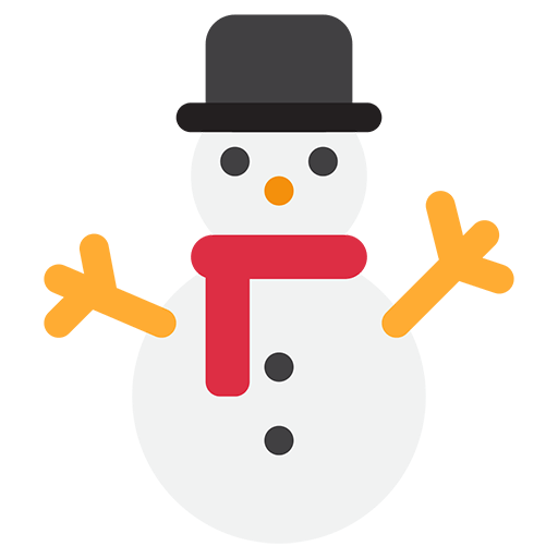 Snowman Without Snow Emoji