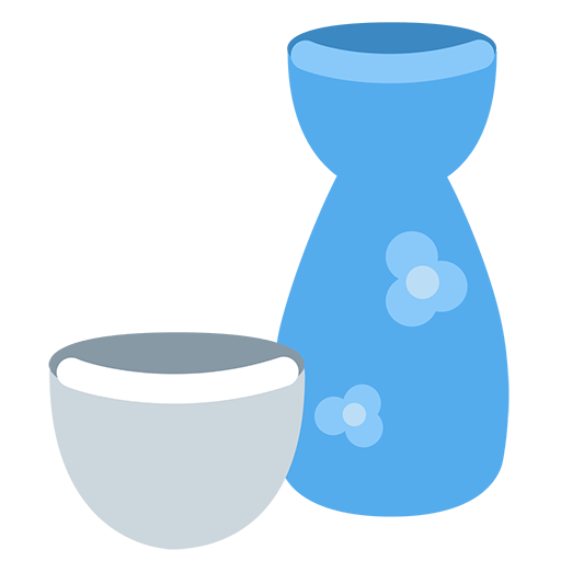 Sake Bottle And Cup Emoji