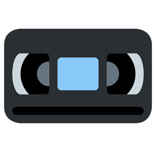 Videocassette Emoji