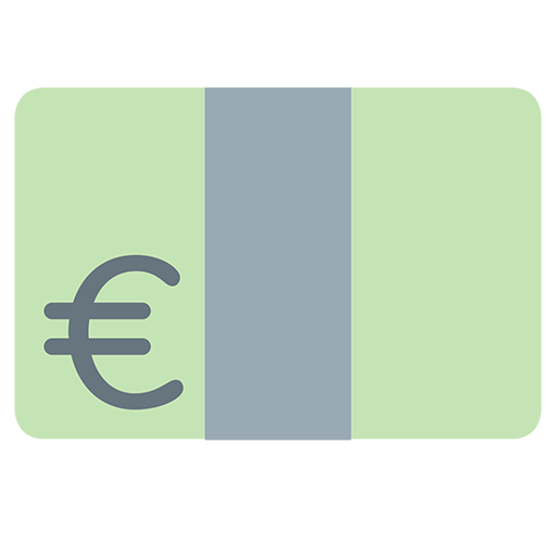 Banknote With Euro Sign Emoji