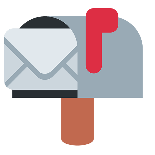 Open Mailbox With Raised Flag Emoji