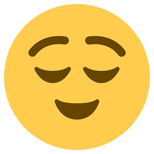 Relieved Face Emoji