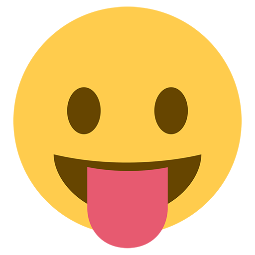 Face With Stuck-out Tongue Emoji