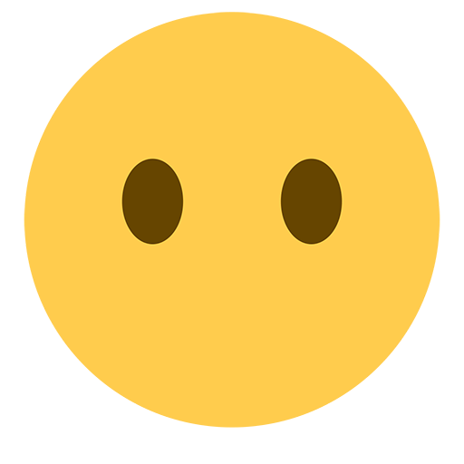 Face Without Mouth Emoji