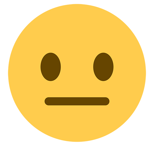 Neutral Face Emoji