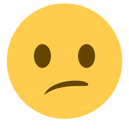 Confused Face Emoji
