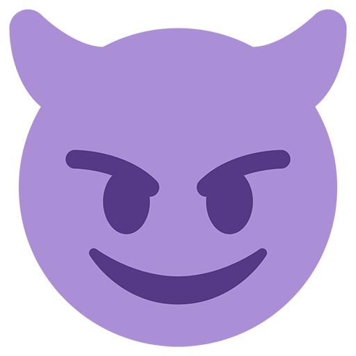 Smiling Face With Horns Emoji