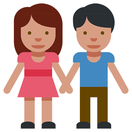 Man And Woman Holding Hands Emoji