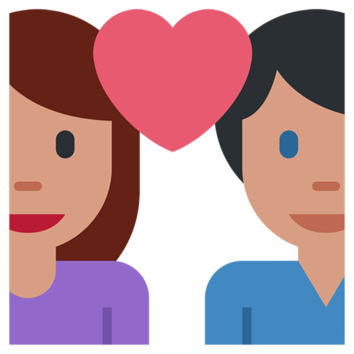 Couple With Heart Emoji