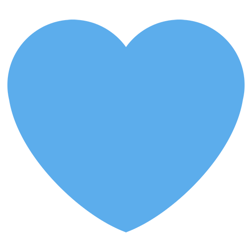 Blue Heart Emoji