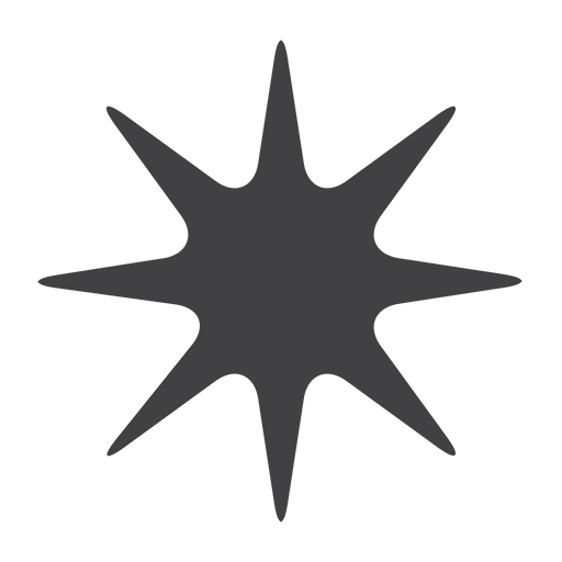 Eight Pointed Black Star Emoji