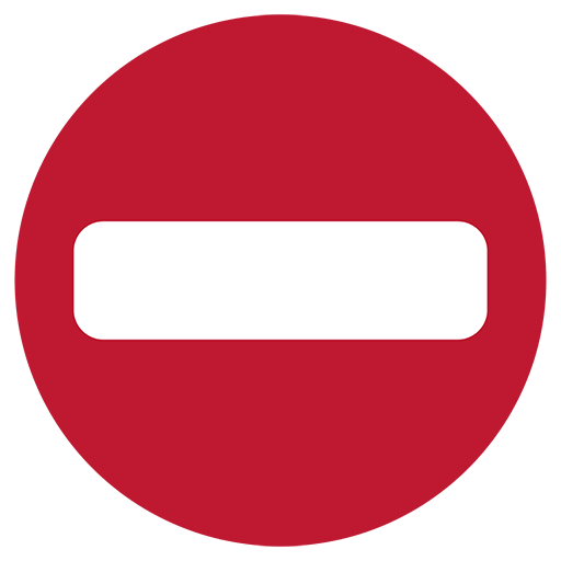 No Entry Emoji