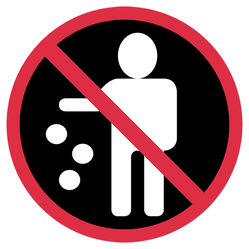 Do Not Litter Symbol Emoji