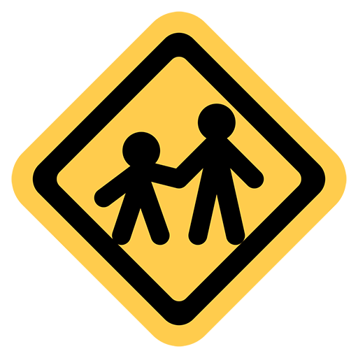 Children Crossing Emoji