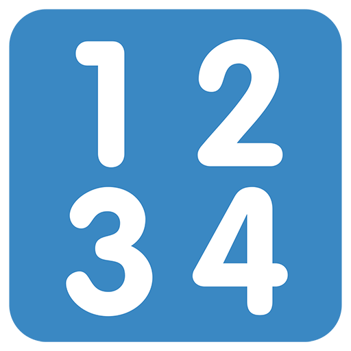 Input Symbol For Numbers Emoji