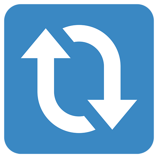 Clockwise Downwards And Upwards Open Circle Arrows Emoji