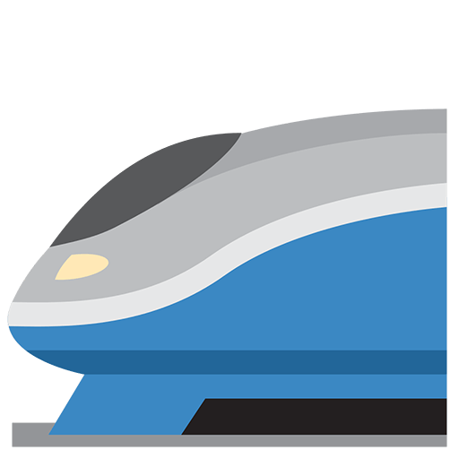 High-speed Train Emoji