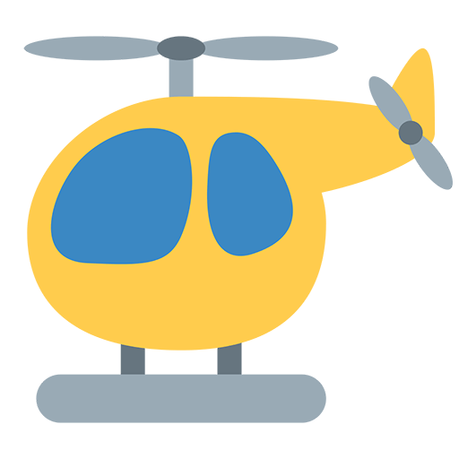 Helicopter Emoji