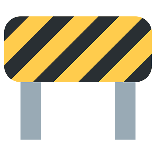 Construction Sign Emoji